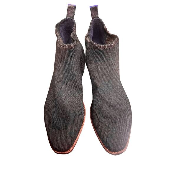 Rothy’s The Merino Square‎ Toe Chelsea Boot In Coco Brown Size 8.5 - Picture 4 of 8